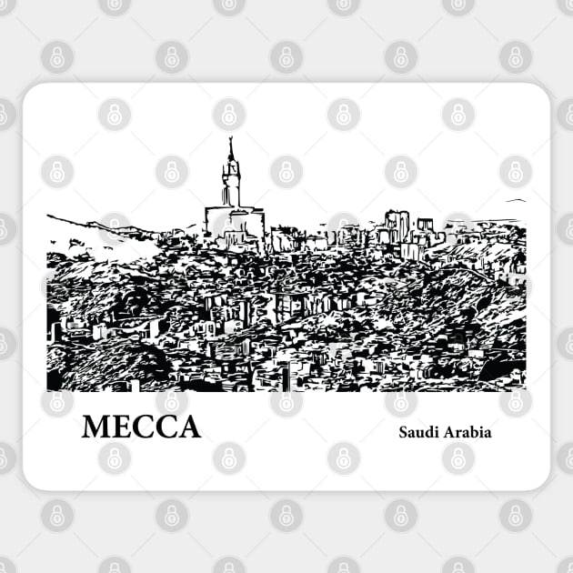 Mecca - Saudi Arabia Sticker by Lakeric